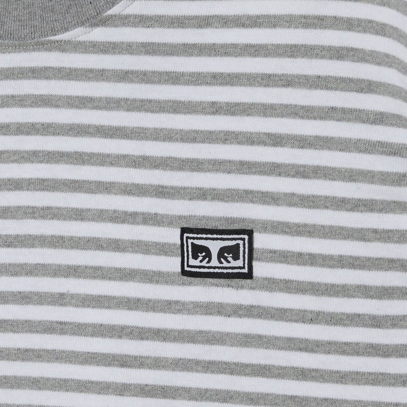 Obey Established Works Eyes Long Sleeve Shirt - Heather Grey Multi