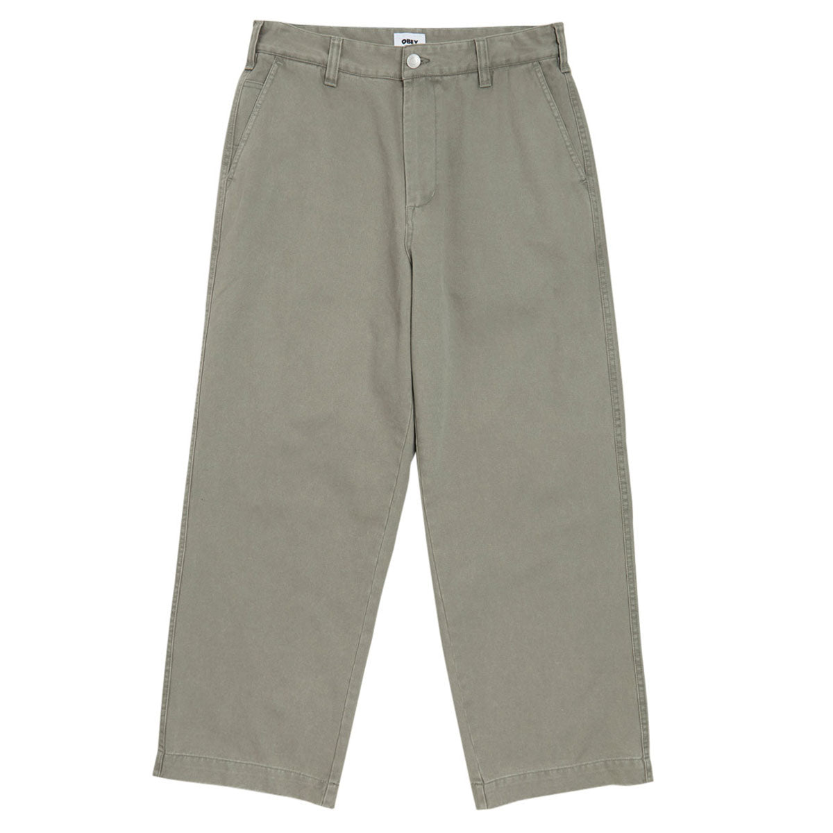Obey Bigwig Giant Chino Pants - Smokey Olive Faded Wash – CCS