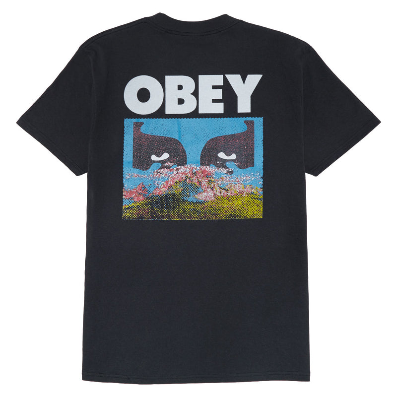 Obey In A Different Place T-Shirt - Vintage Black