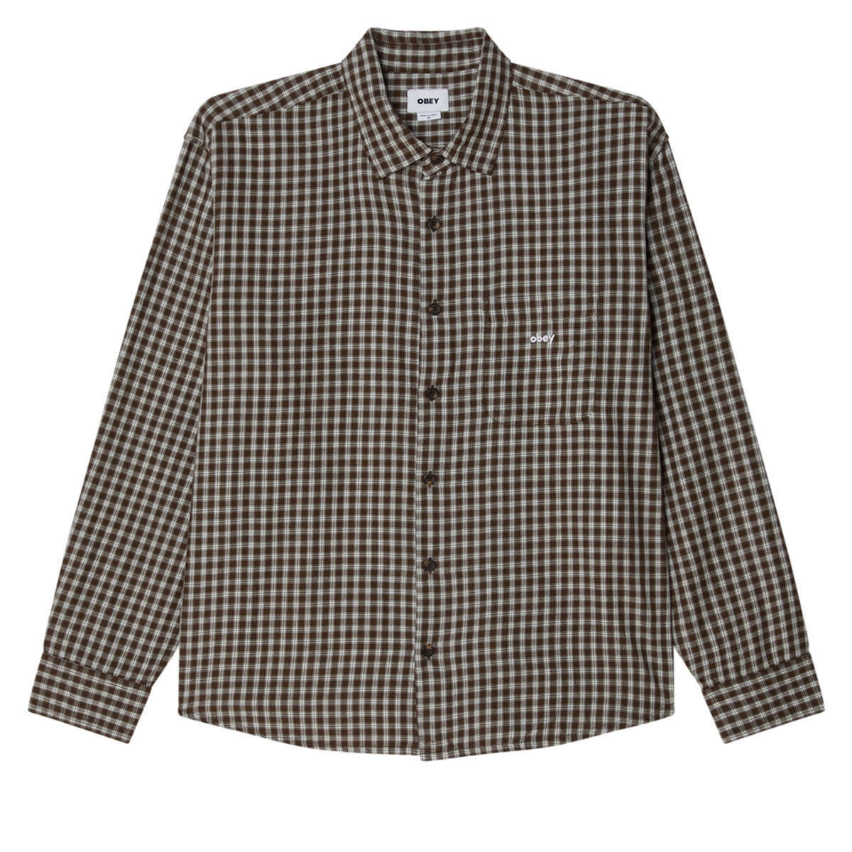 Obey Bigwig Andy Long Sleeve Shirt - Wren Multi image 1