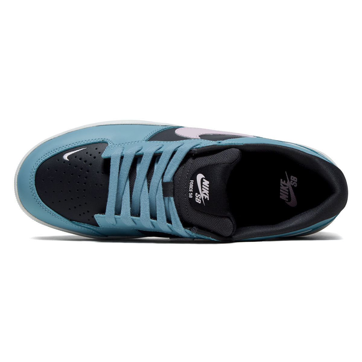 Nike SB Force 58 Premium Shoes - Denim Turquoise/Pink Foam/Dark Smoke Grey image 3