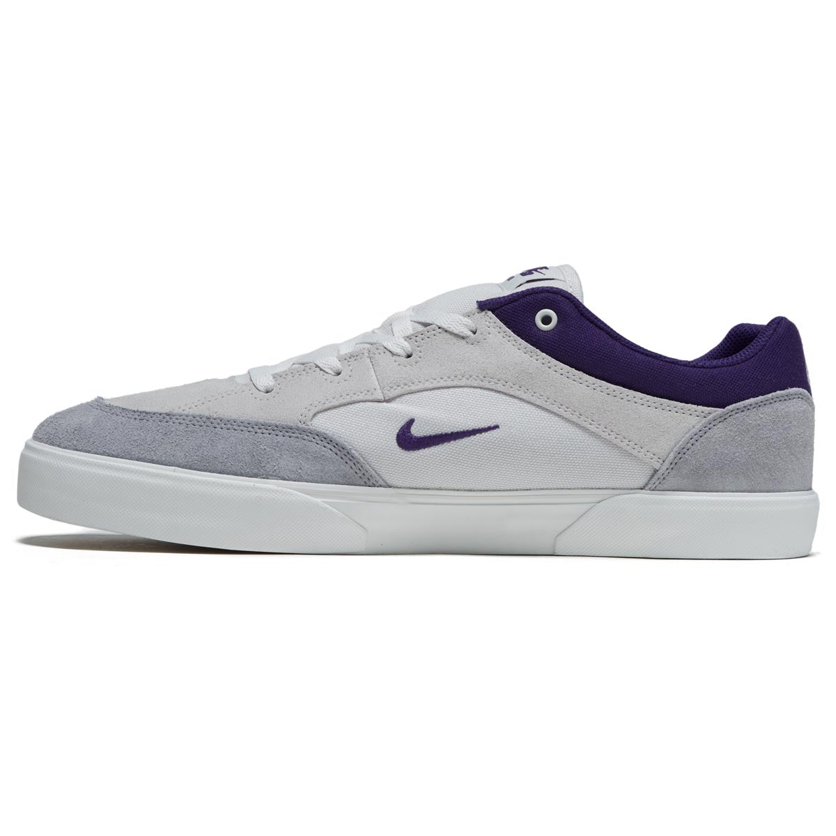 Nike SB Malor Shoes - Platinum Tint/Court Purple/Wolf Grey image 2