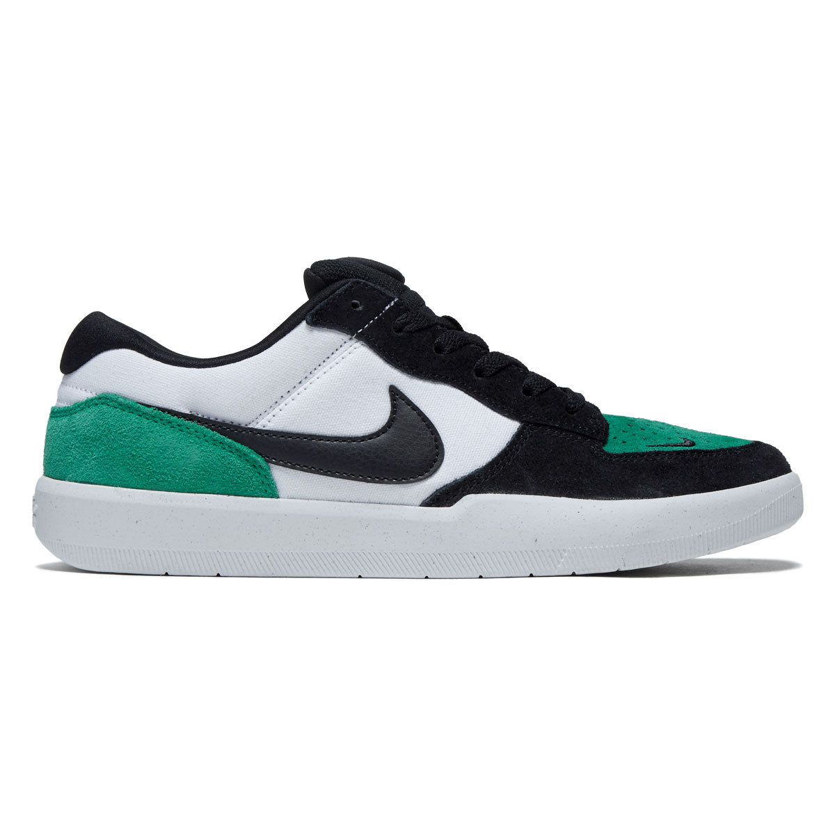 Nike SB Force 58 Shoes - White/Black/Stadium Green/White image 1