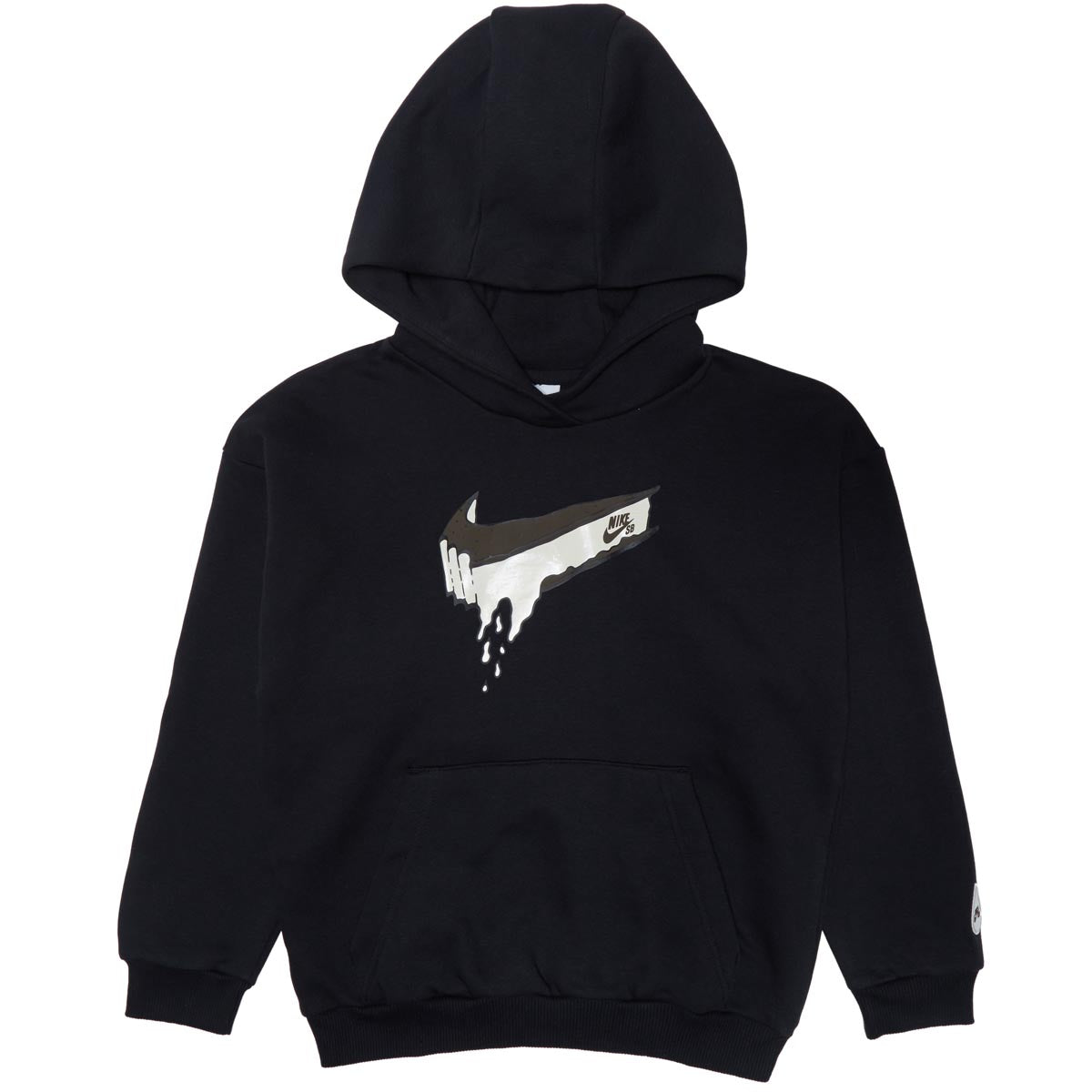 Nike SB Youth EasyOn Ice Cream Hoodie - Black/Safety Orange image 1