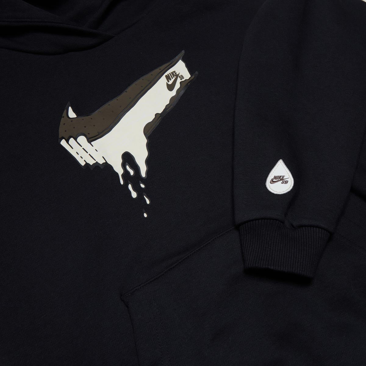 Nike SB Youth EasyOn Ice Cream Hoodie - Black/Safety Orange image 2