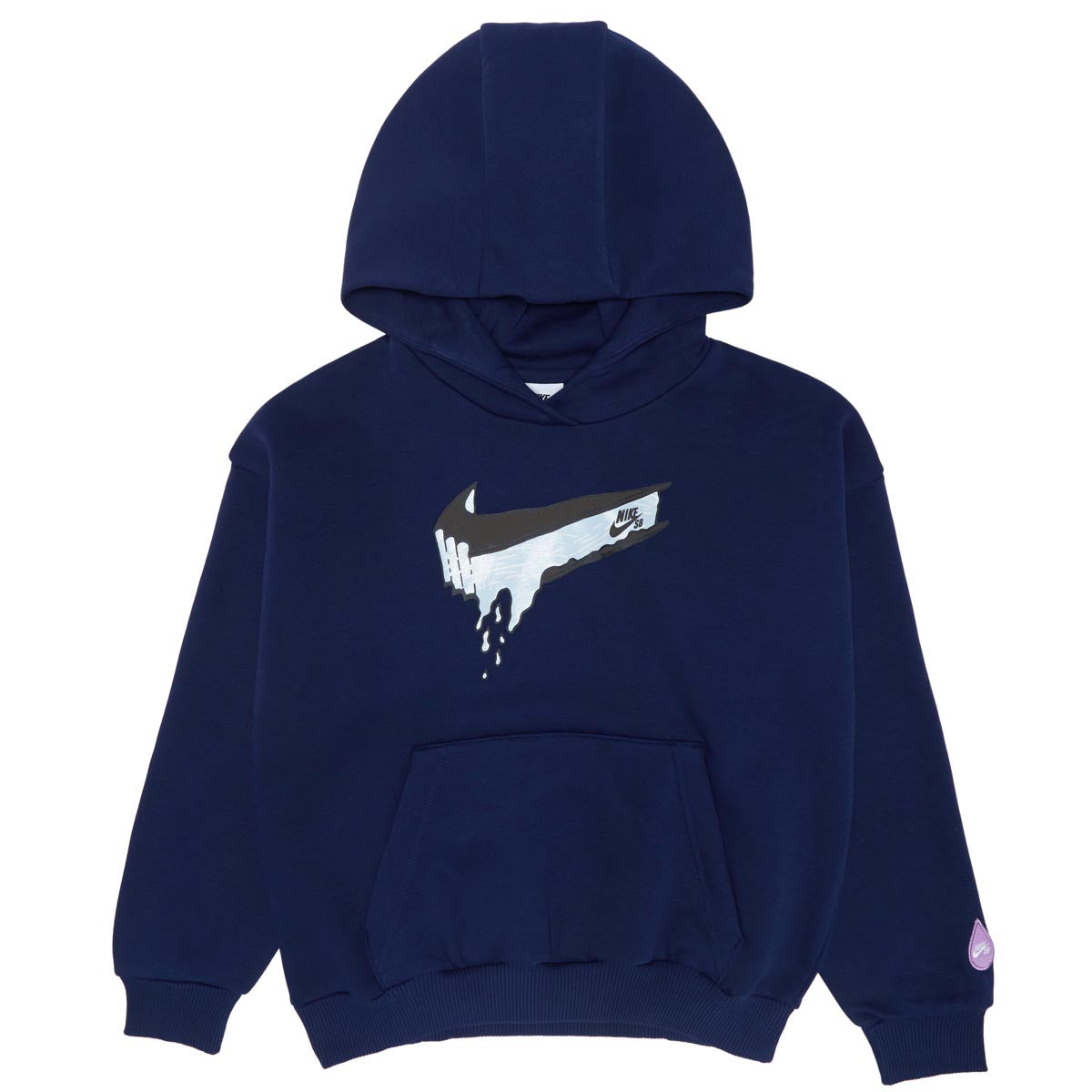 Nike SB Youth EasyOn Ice Cream Hoodie - Blue Void/Rush Fuchsia image 1