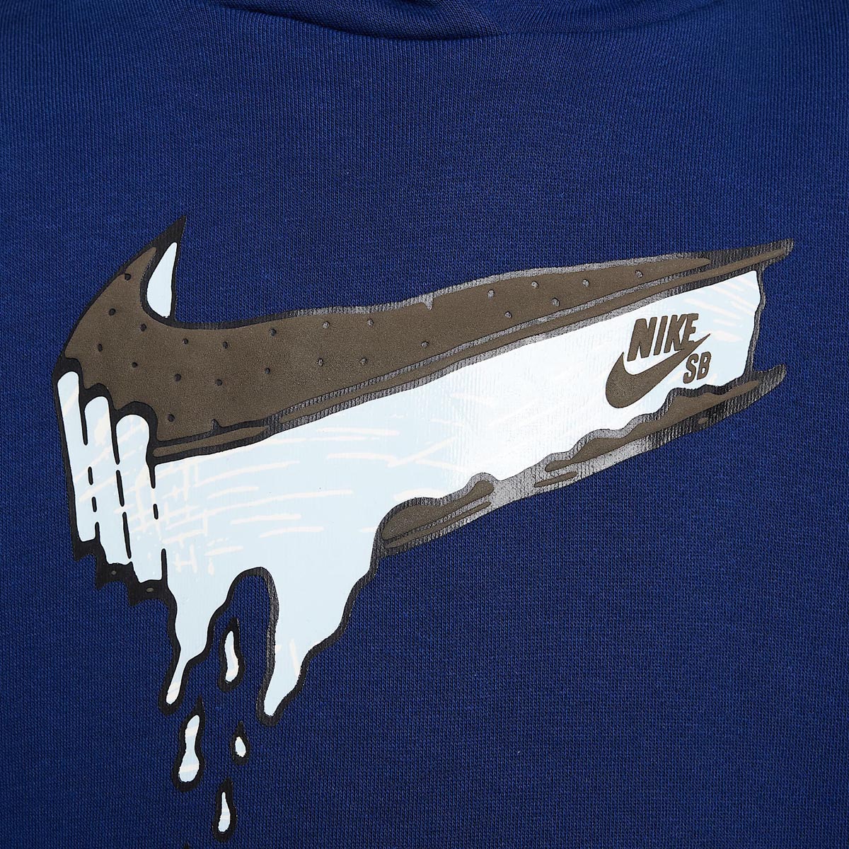 Nike SB Youth EasyOn Ice Cream Hoodie - Blue Void/Rush Fuchsia image 4
