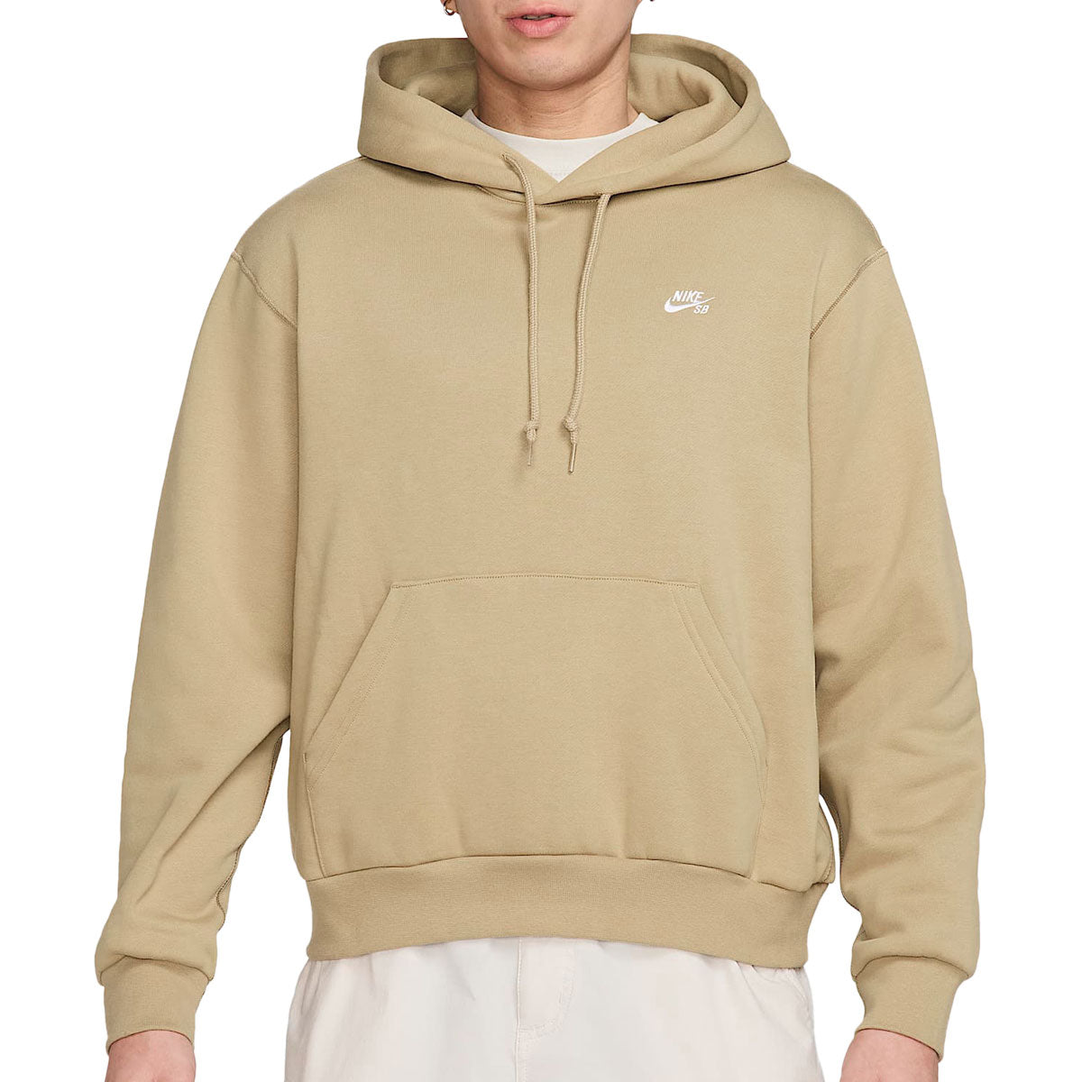 Nike SB New Logo Hoodie - Parachute Beige/White image 1