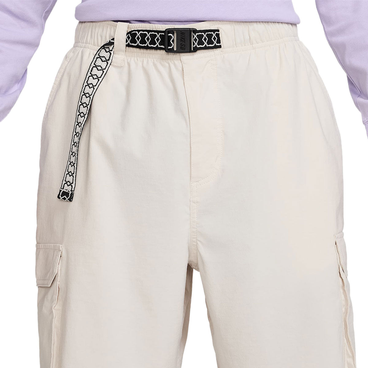 Nike SB Dri-Fit Kearny Cargo Shorts - Light Bone/White image 3