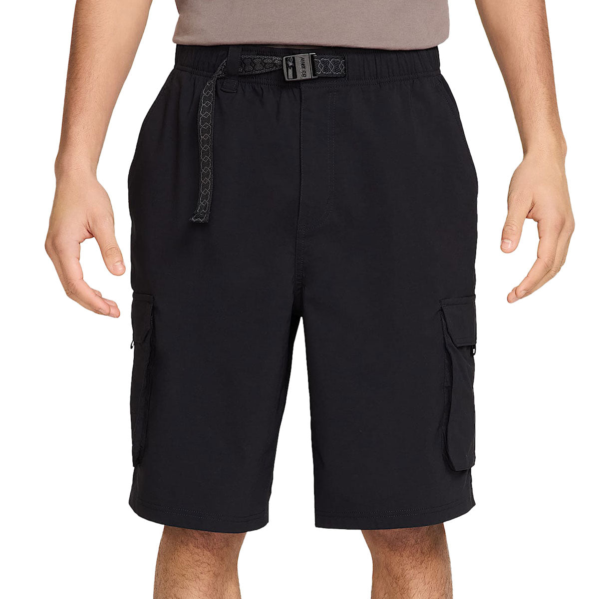 Nike SB Dri-Fit Kearny Cargo Shorts - Black/White image 2