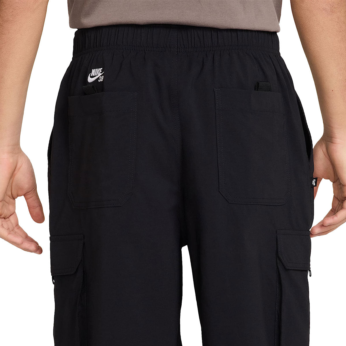 Nike SB Dri-Fit Kearny Cargo Shorts - Black/White image 3