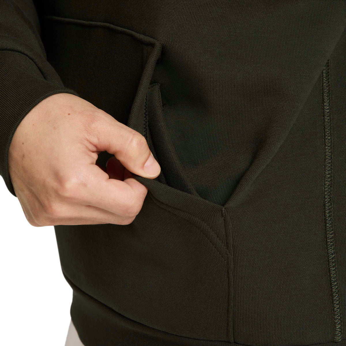 Nike SB New Logo Hoodie - Sequoia/White image 4