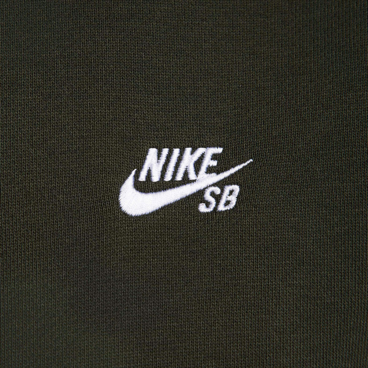 Nike SB New Logo Hoodie - Sequoia/White image 5