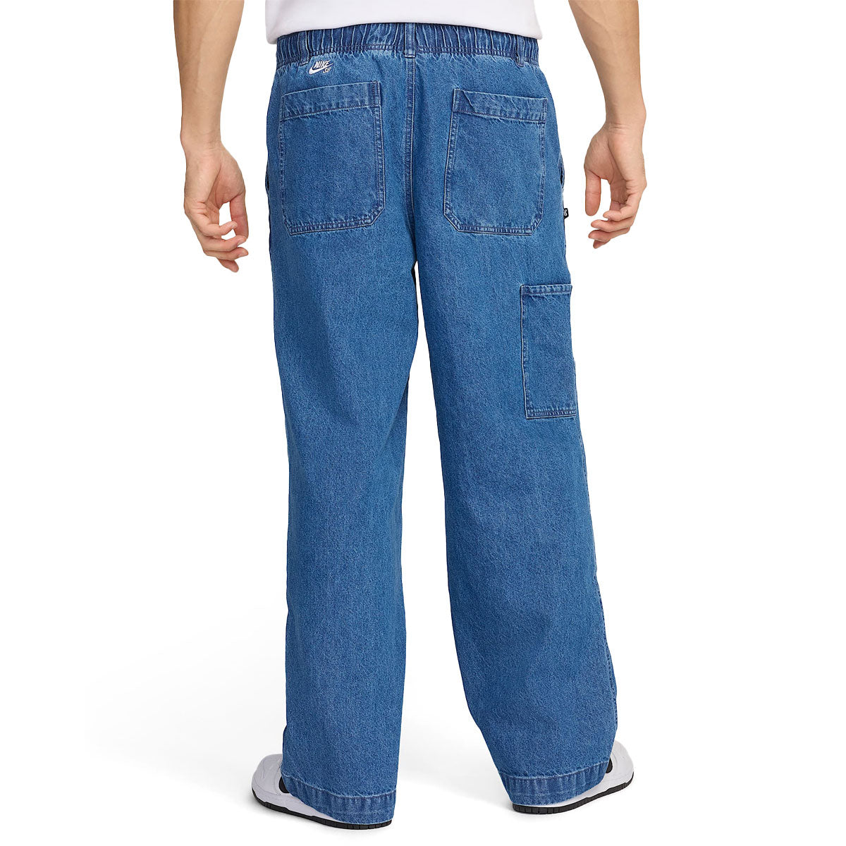 Nike SB Loose Double Knee Denim Jeans - Diffused Blue/White image 2