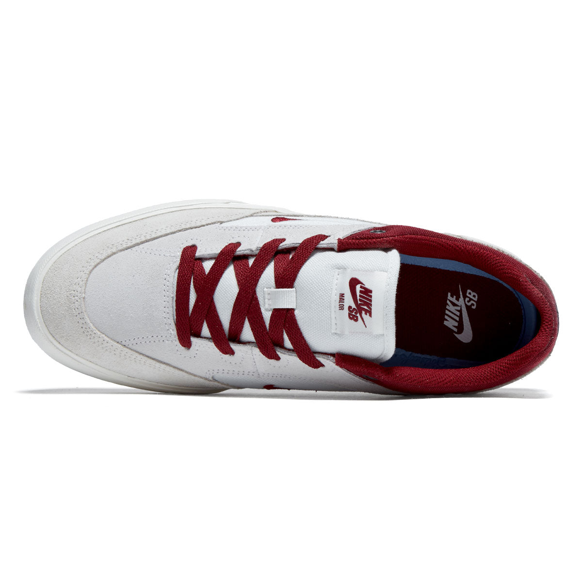 Nike SB Malor Shoes - Summit White/Team Red/Phantom Sail image 3