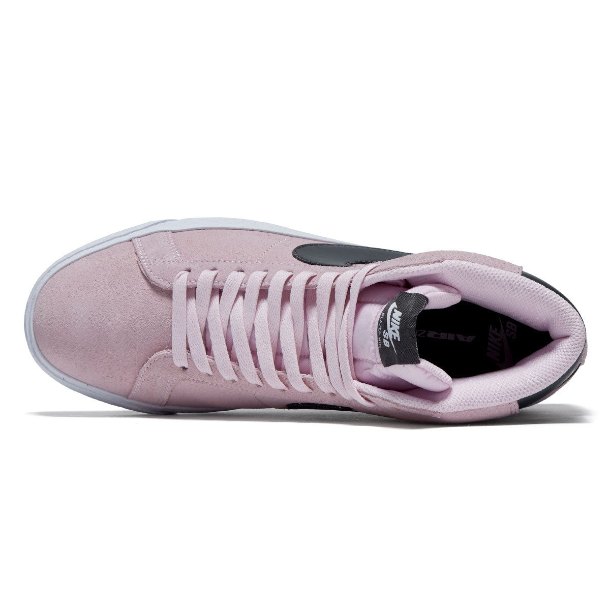 Nike SB Zoom Blazer Mid Shoes - Pink Foam/Anthracite/White/Gum Yellow image 3