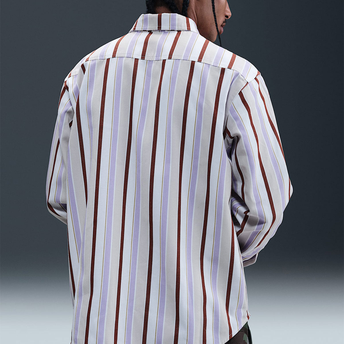 Nike SB Essential Woven Long Sleeve Shirt - Sail/White image 3