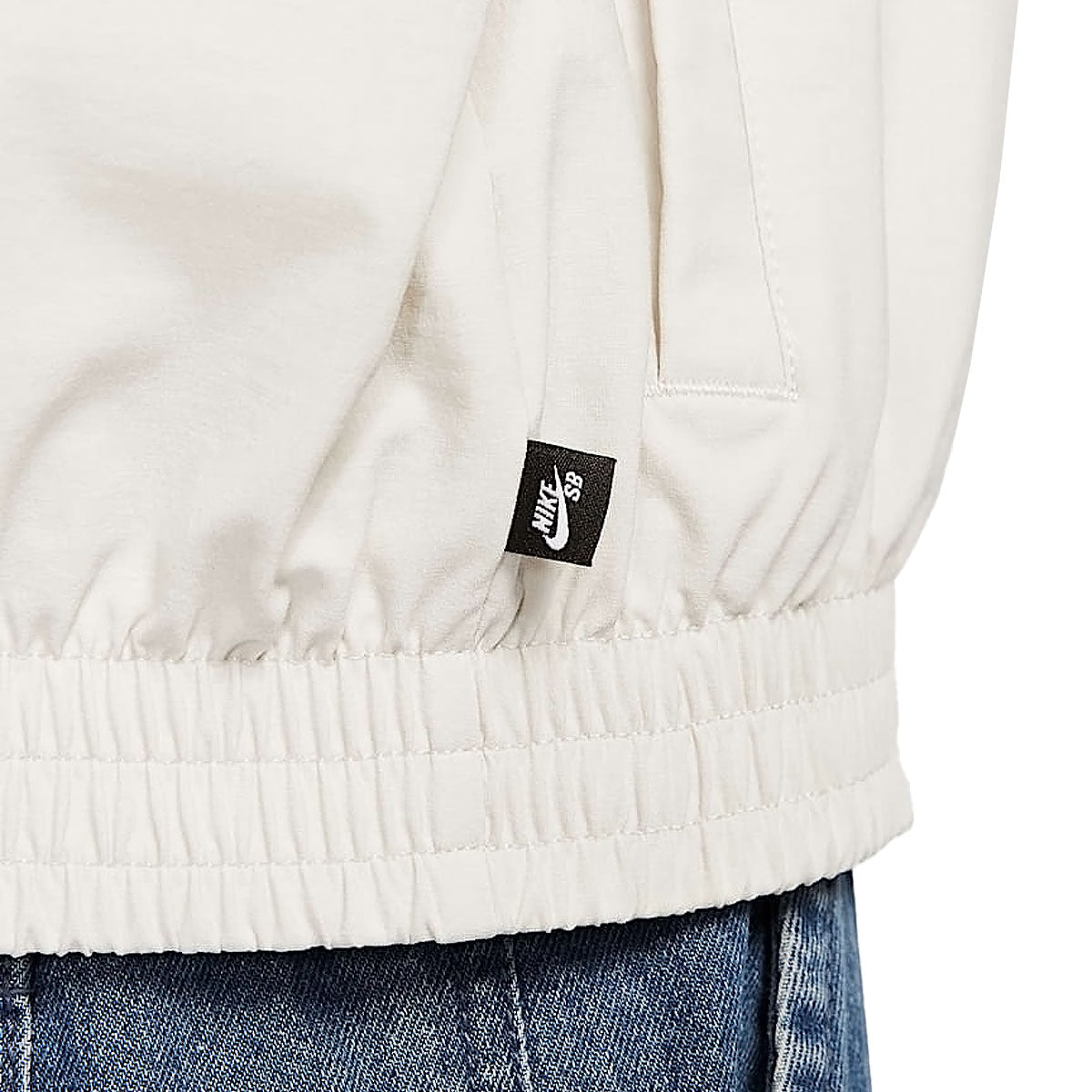 Nike SB Dri-Fit Skate Jacket - Sail/Light Bone/Black image 4