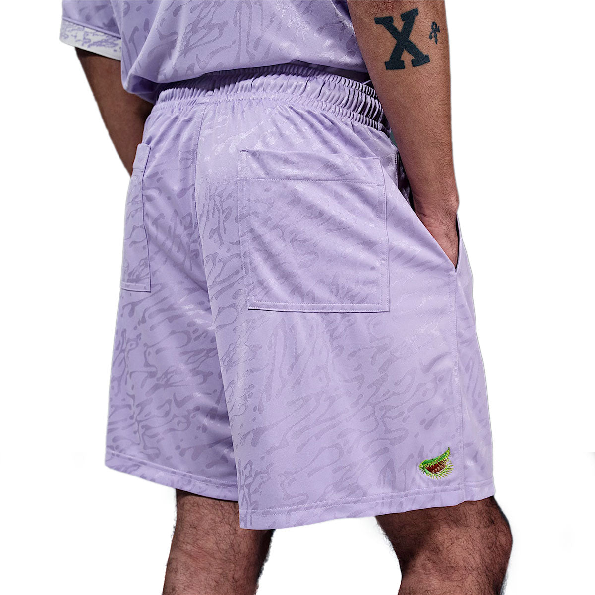 Nike SB Dri-Fit Jacquard Skate Shorts - Hydrangeas/White image 4