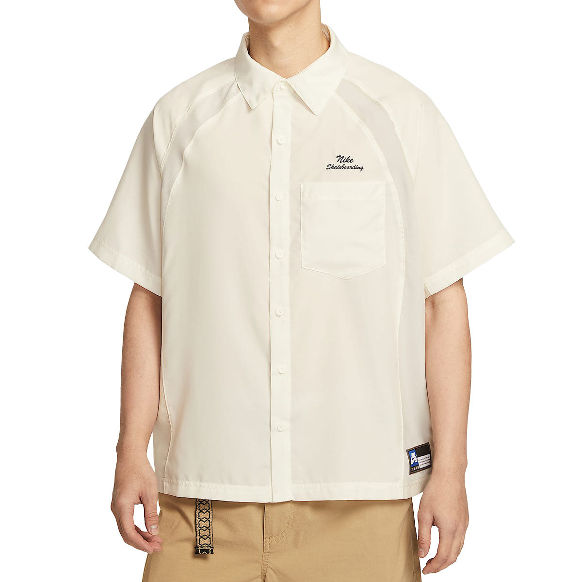 Nike SB Dri-Fit Bowler Shirt - Sail/Light Bone/Black image 1