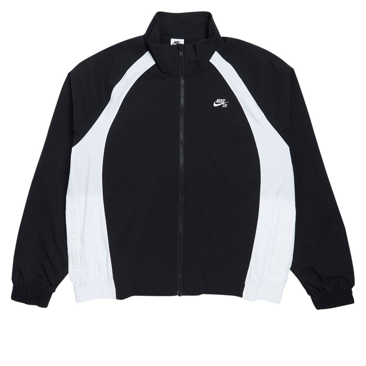 Nike SB Dri-Fit Woven Full-Zip Jacket - Black/White/White image 1