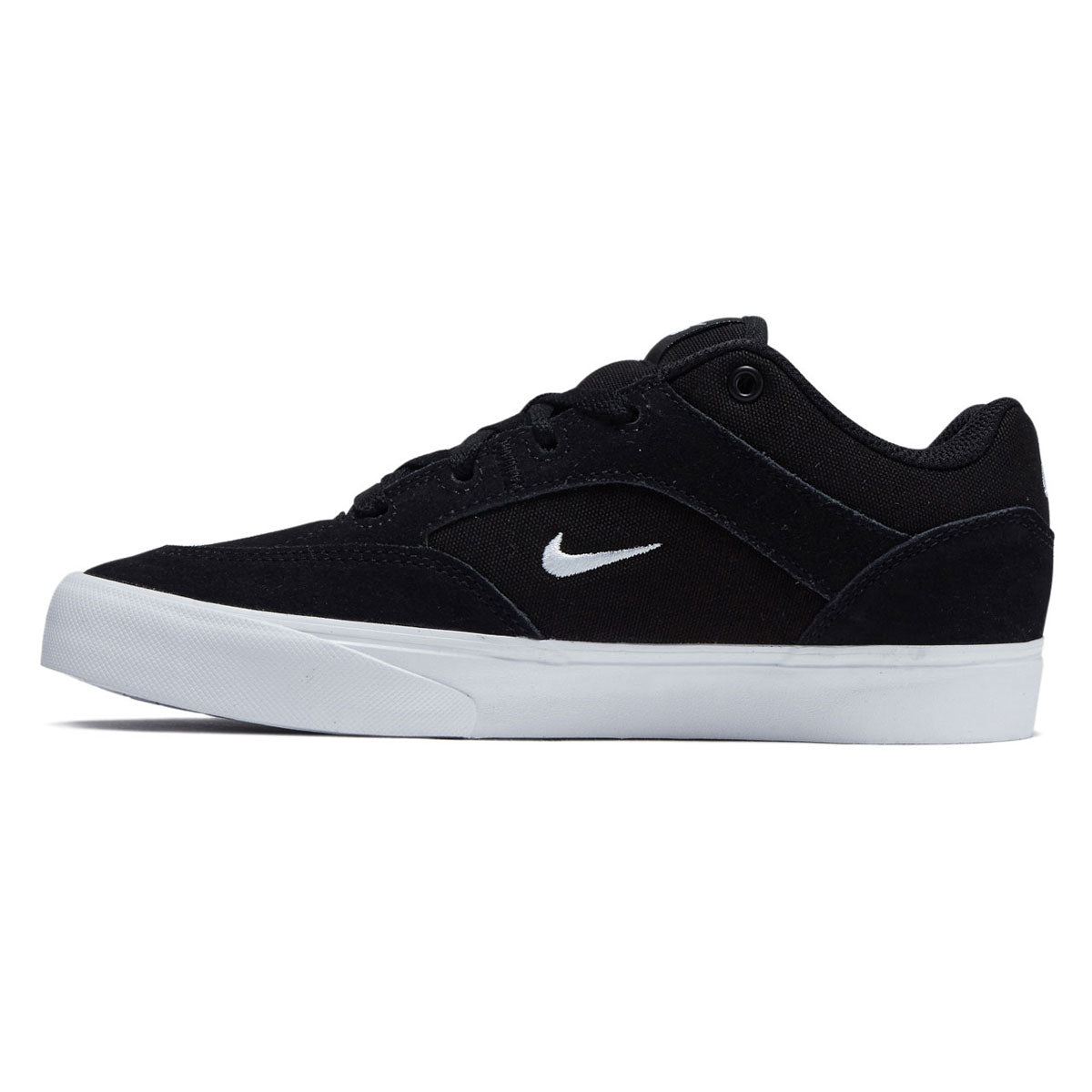 Nike SB Youth Malor Shoes - Black/White/Black/White image 2
