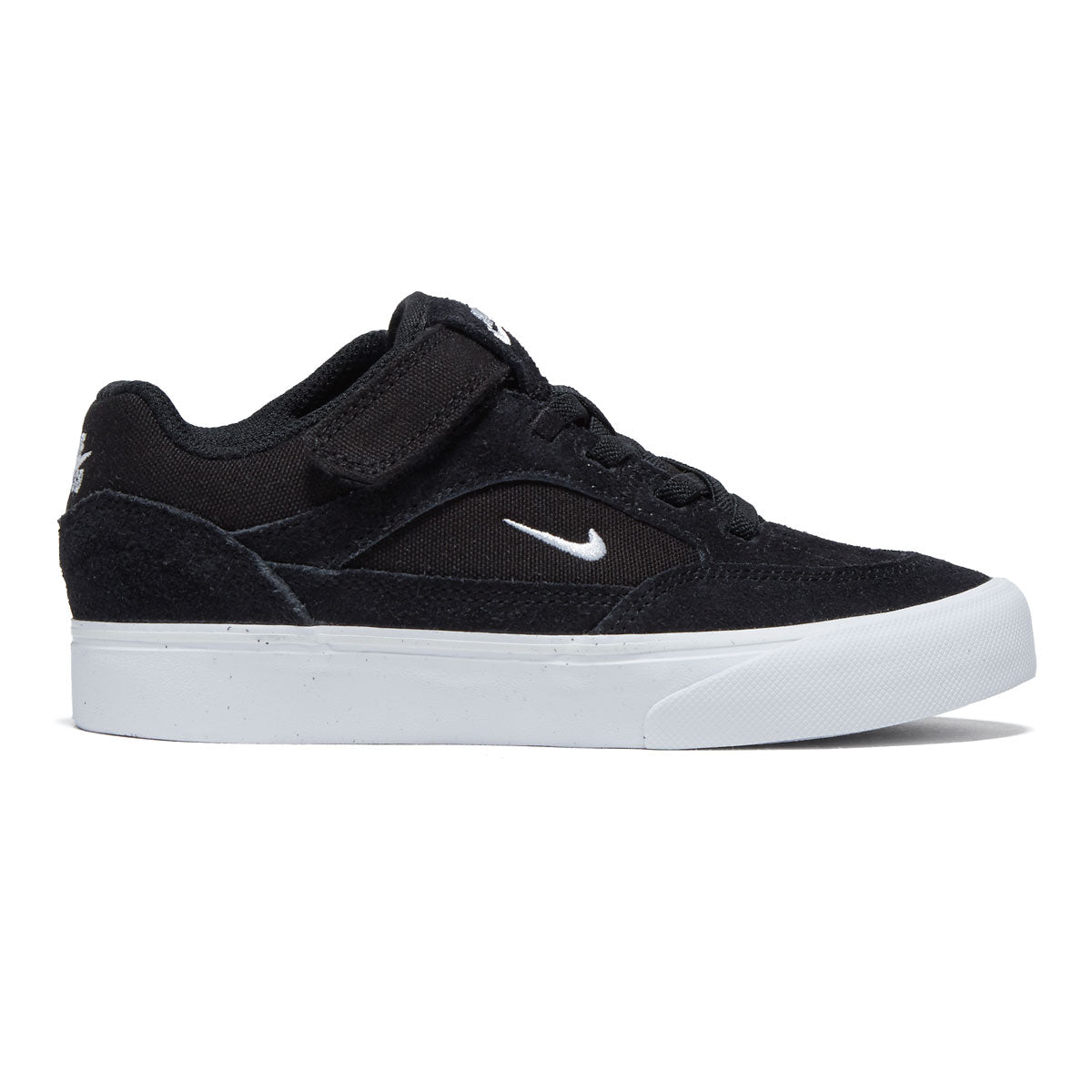 Nike SB Toddler Malor Shoes - Black/White/Black/White image 1
