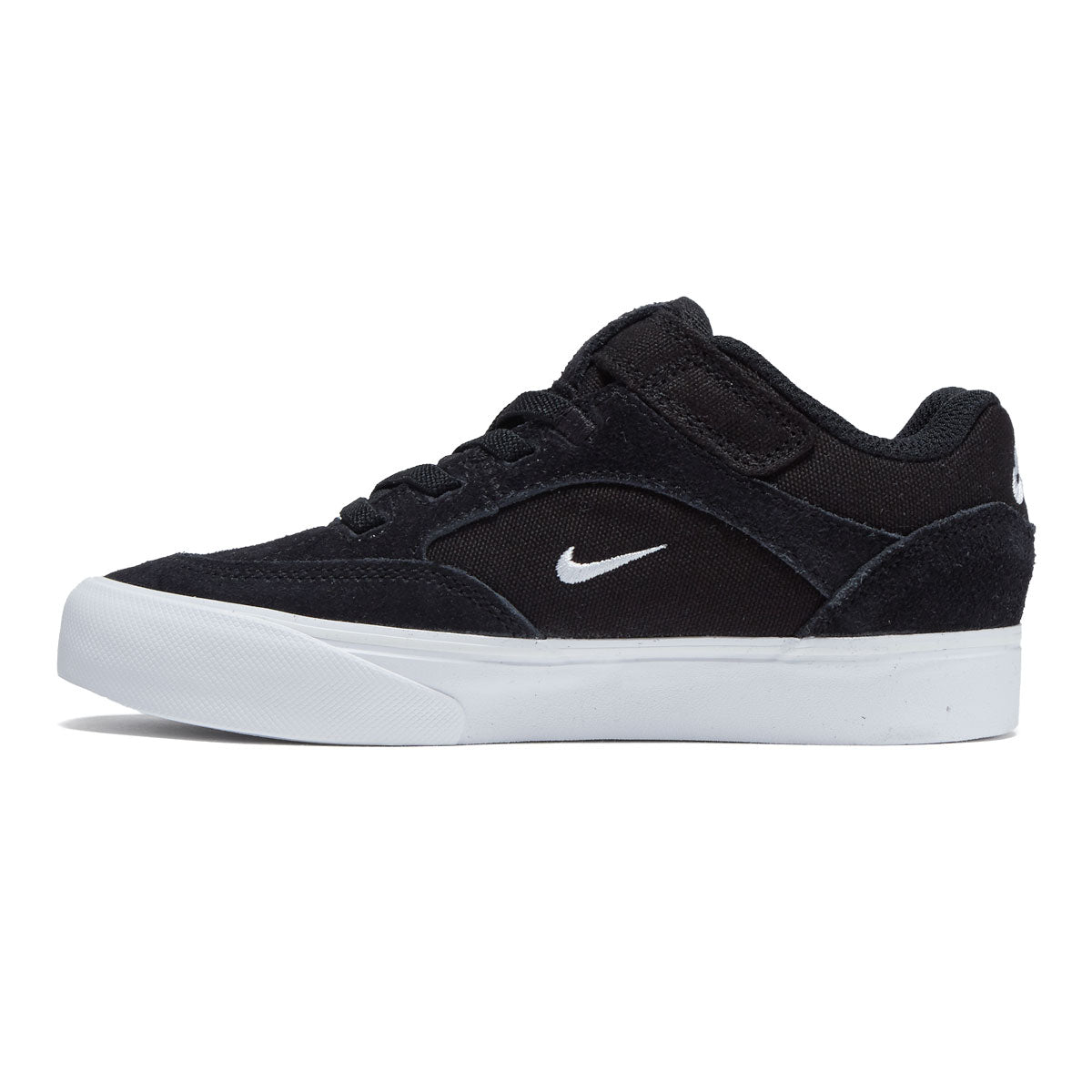 Nike SB Toddler Malor Shoes - Black/White/Black/White image 2