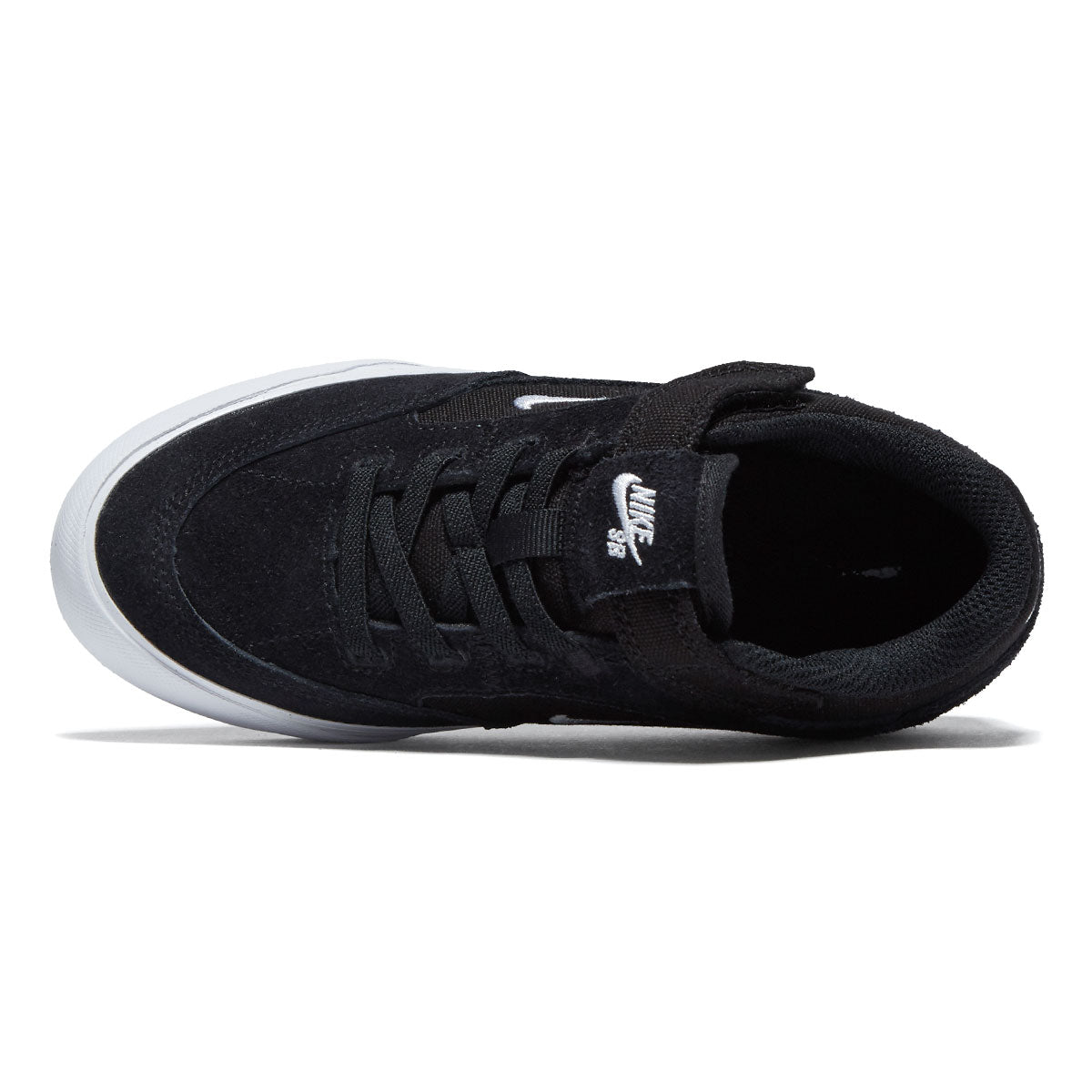 Nike SB Toddler Malor Shoes - Black/White/Black/White image 3