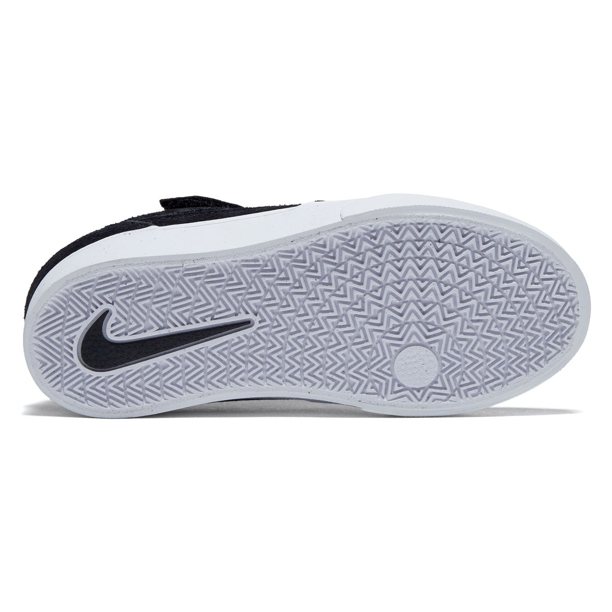 Nike SB Toddler Malor Shoes - Black/White/Black/White image 4