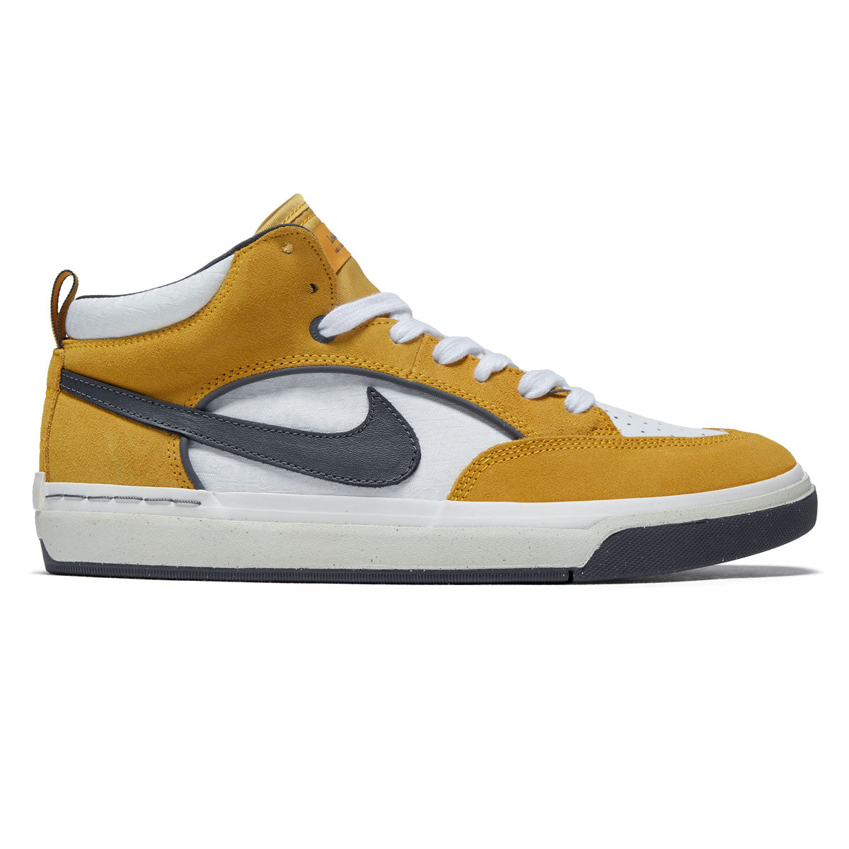 Nike SB React Leo Shoes - University Gold/Dark Grey image 1