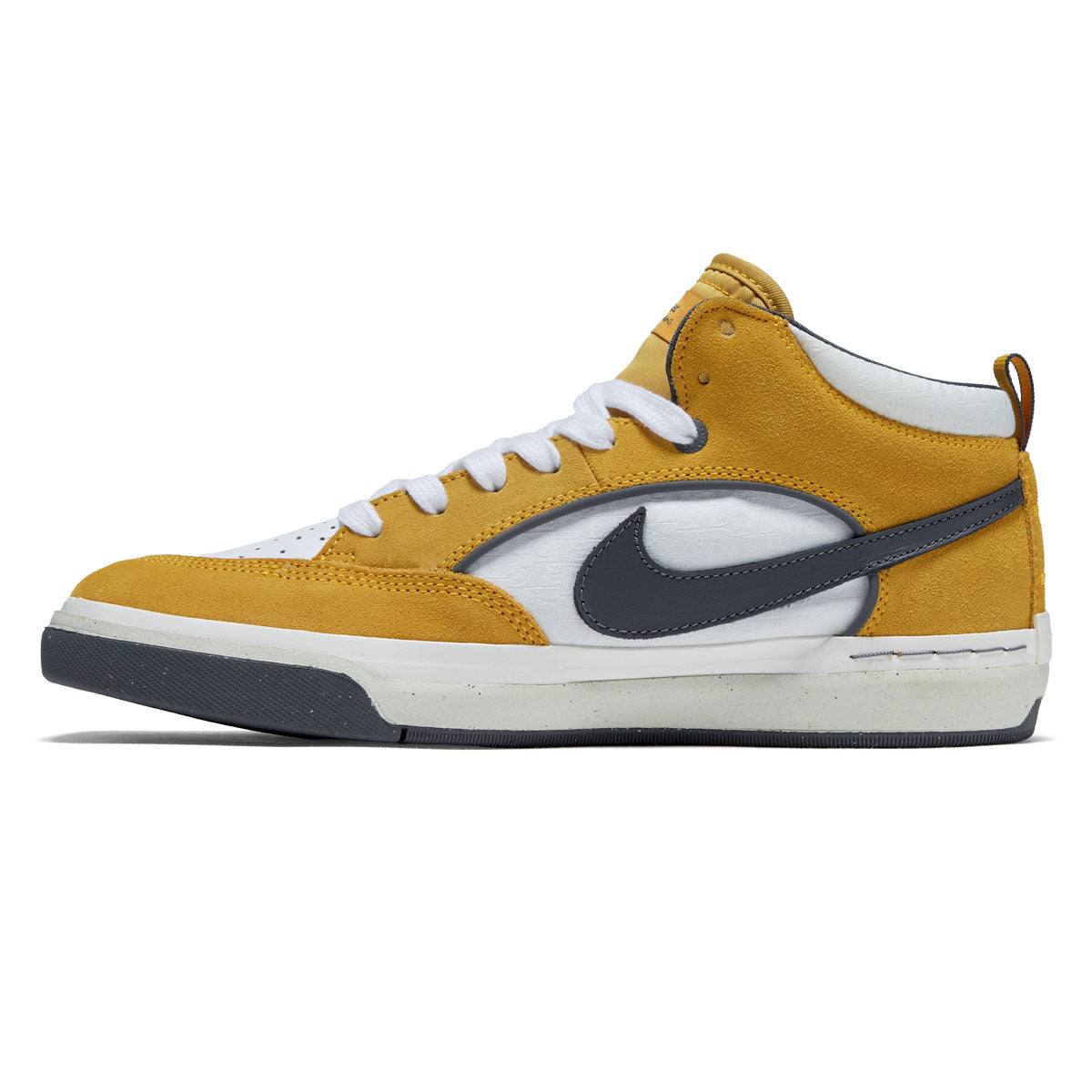 Nike SB React Leo Shoes - University Gold/Dark Grey image 2