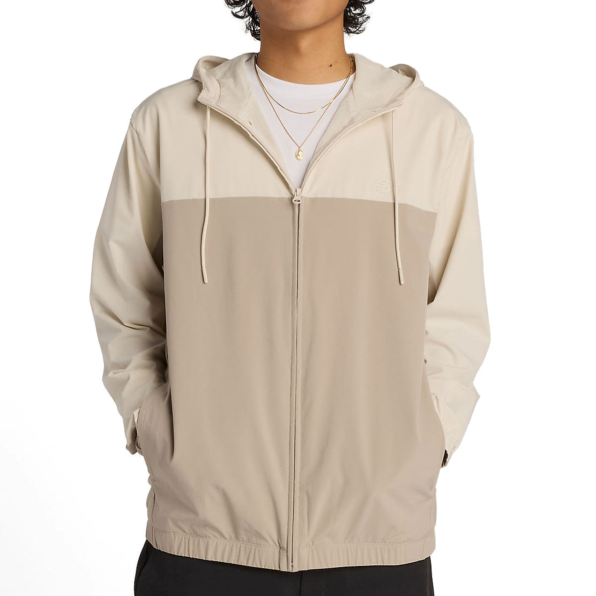 New Balance Numeric Woven Full Zip Jacket - Arid Stone image 1