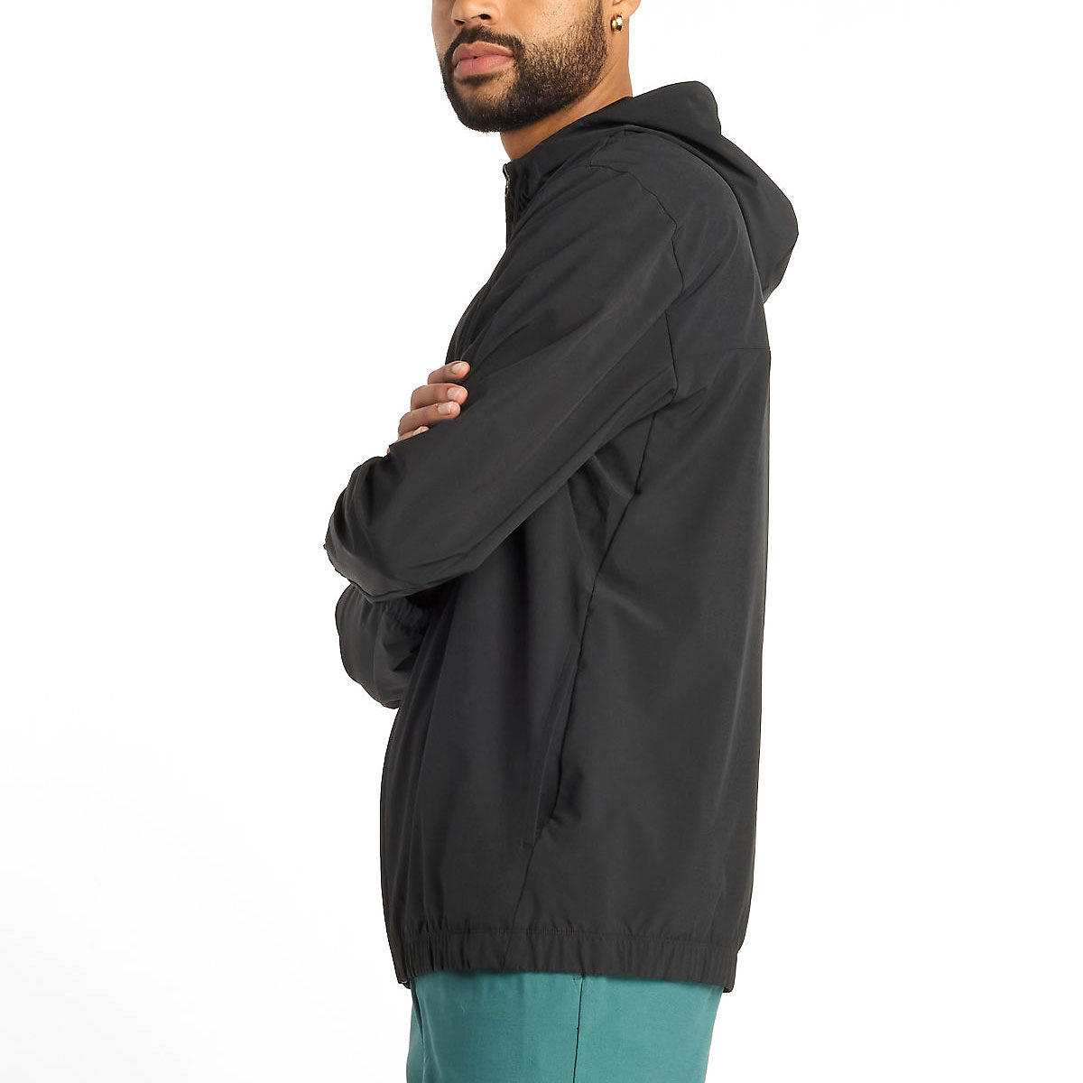 New Balance Numeric Woven Full Zip Jacket - Black image 4