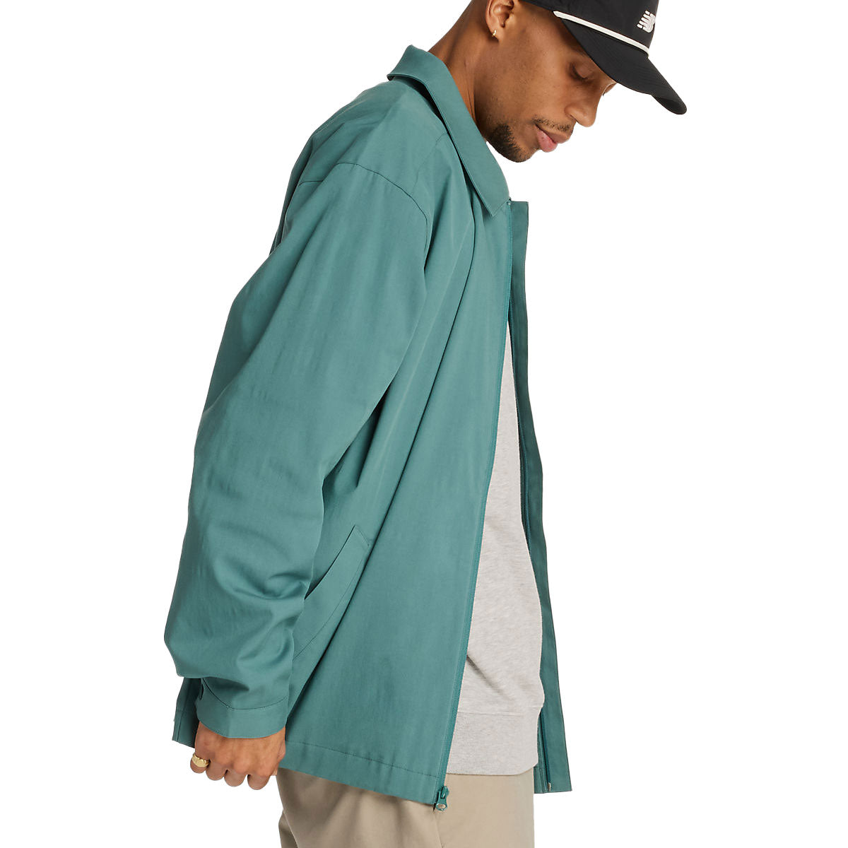New Balance Numeric Coaches Twill Jacket - New Spruce image 6