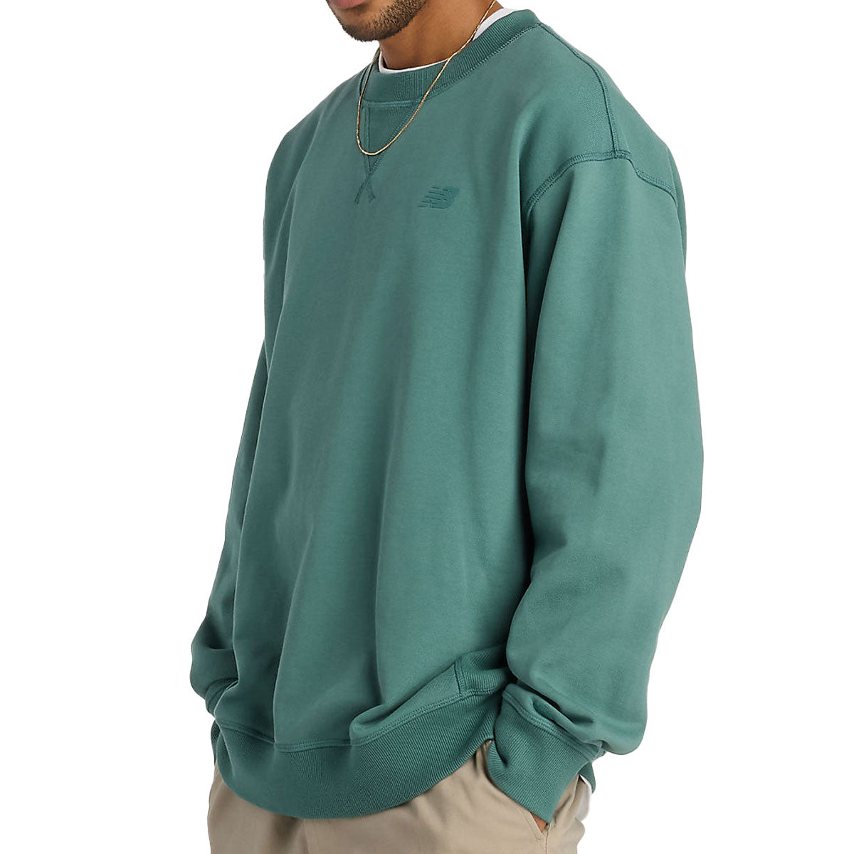 New Balance Numeric French Terry Sweatshirt - New Spruce – CCS