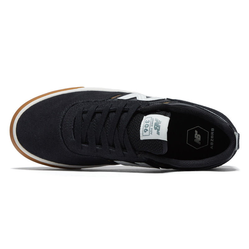 New Balance 306 Foy Shoes - Black/White/Gum Suede