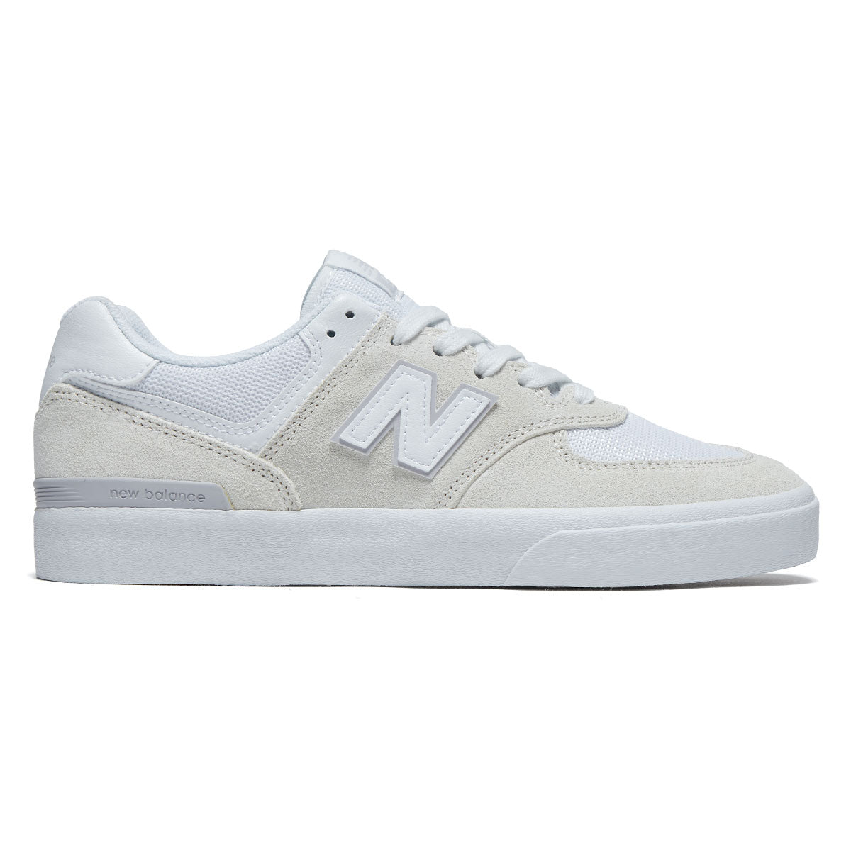 New Balance 574 Vulc Shoes - Sea Salt/White image 1