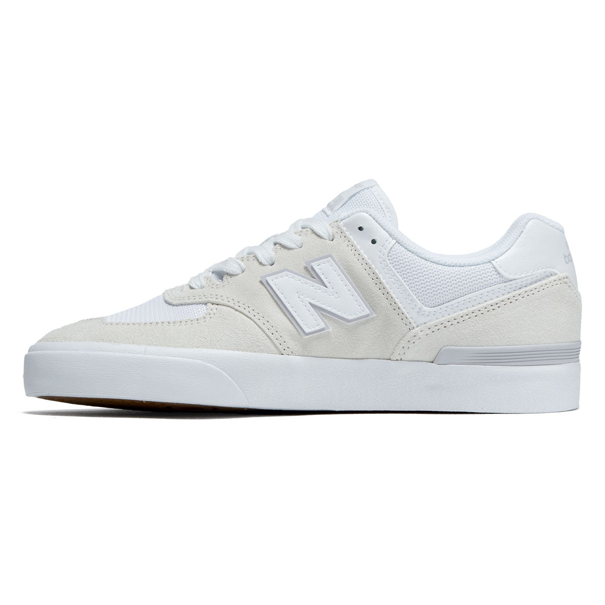 New Balance 574 Vulc Shoes - Sea Salt/White image 2
