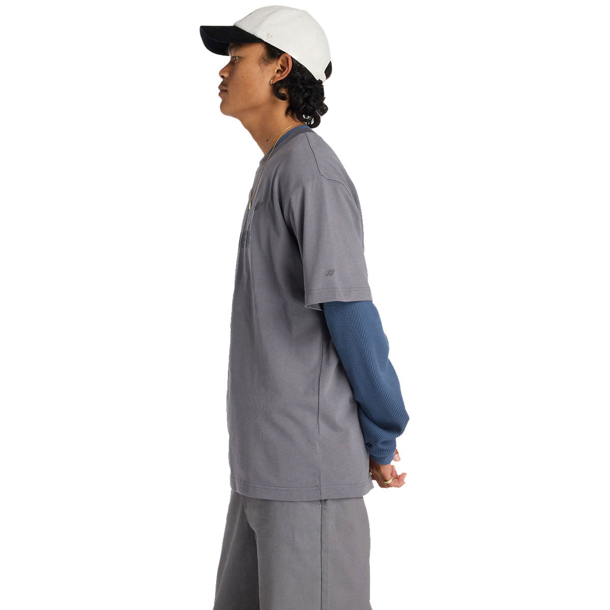 New Balance Numeric Cotton T-Shirt - Castlerock image 3