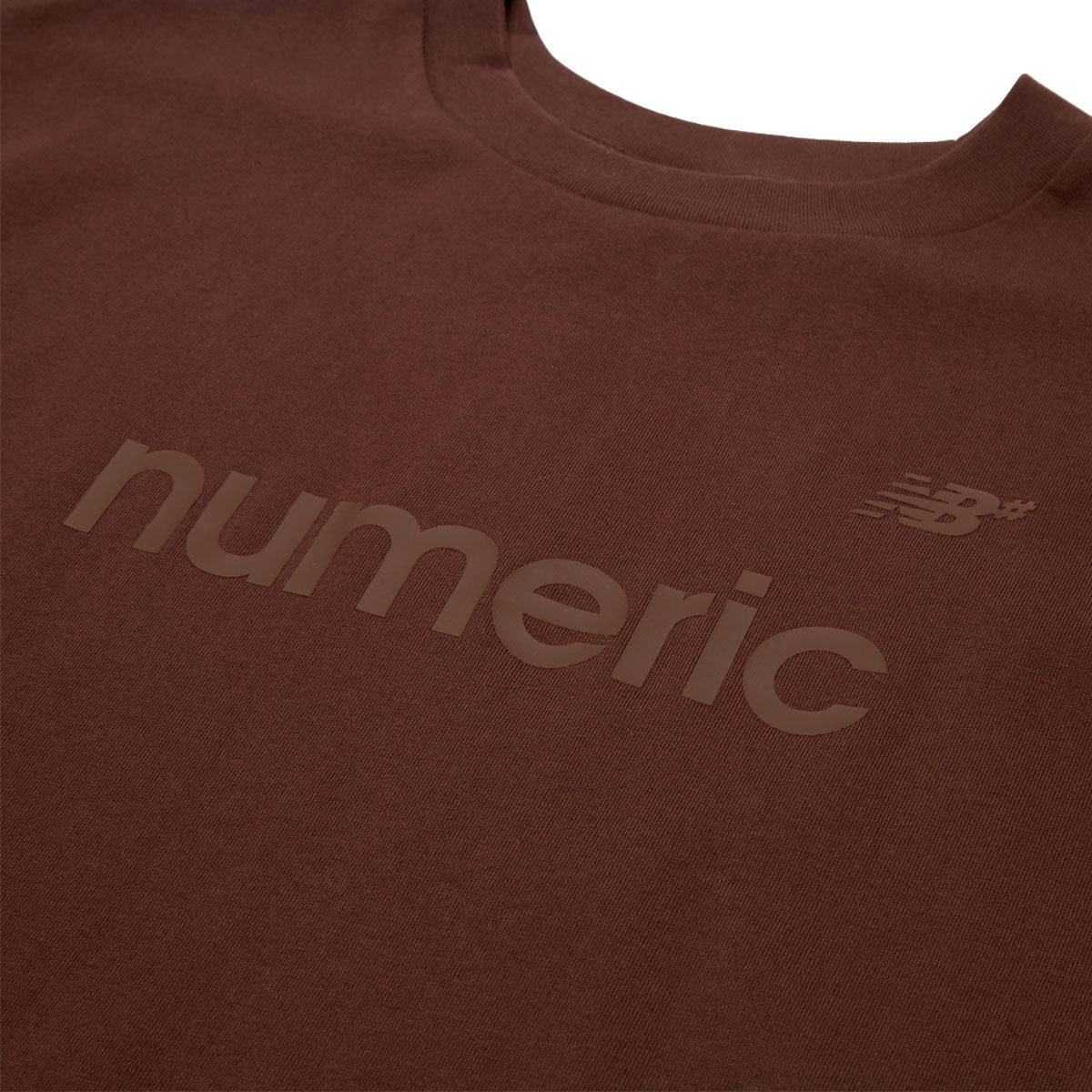New Balance Numeric Cotton T-Shirt - Rich Oak image 2