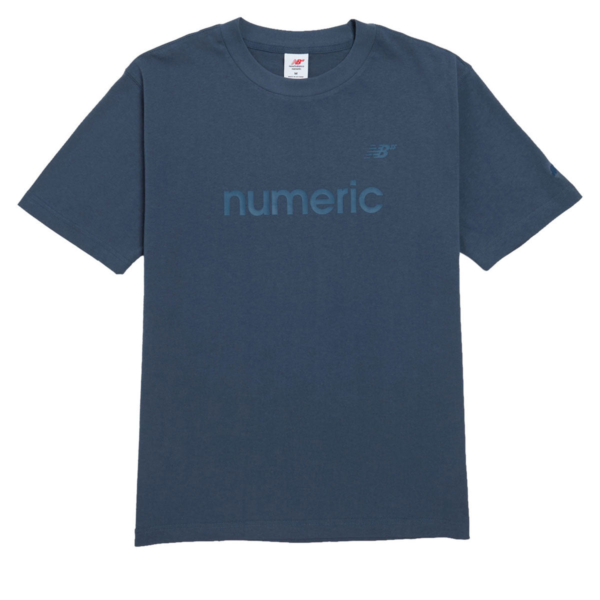 New Balance Numeric Cotton T-Shirt - Blue image 1