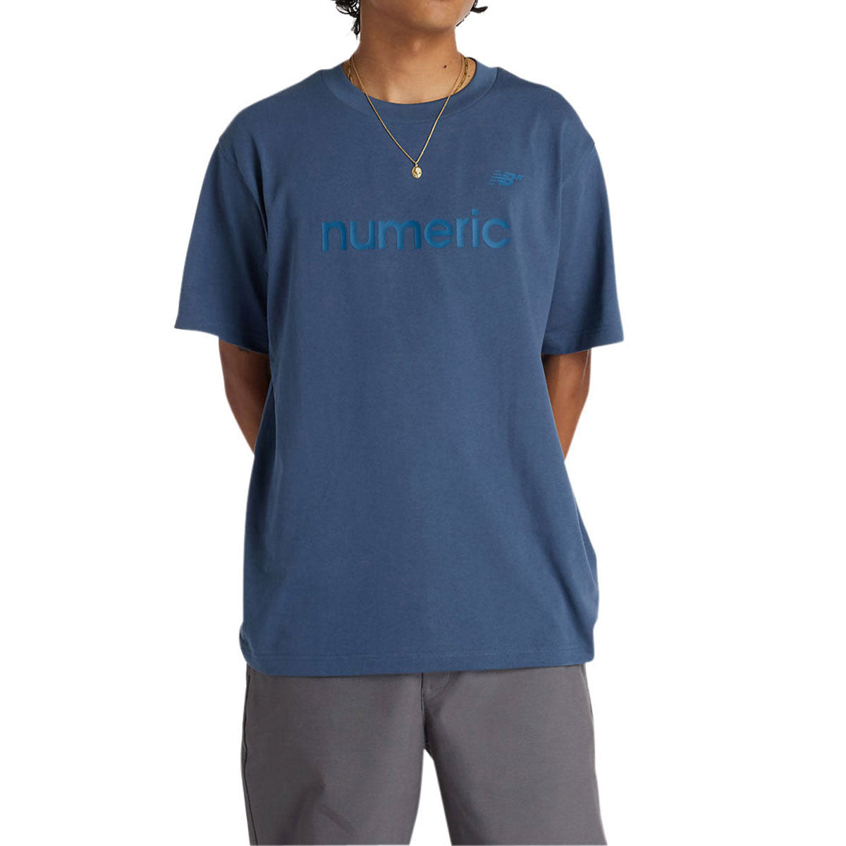 New Balance Numeric Cotton T-Shirt - Blue image 2