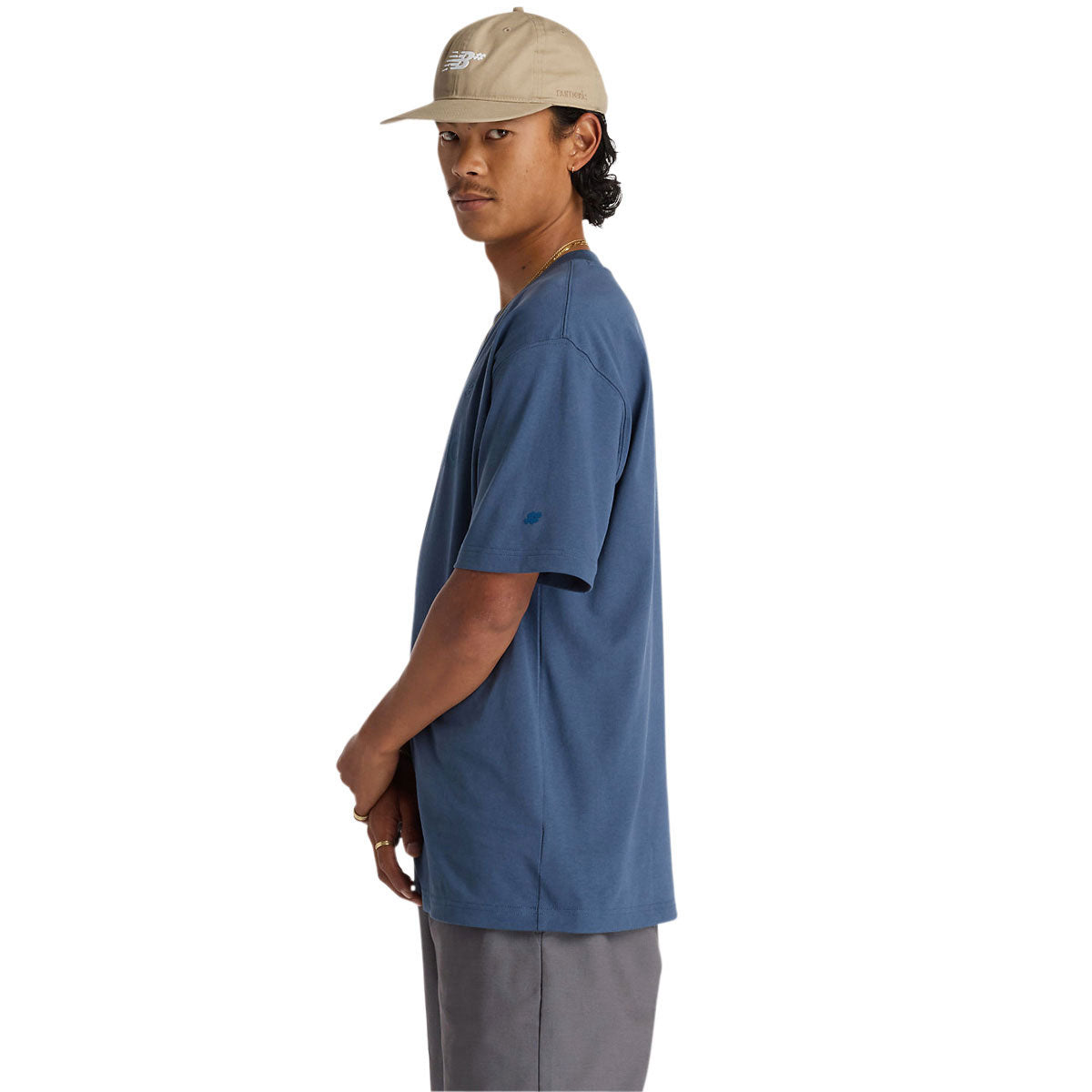 New Balance Numeric Cotton T-Shirt - Blue image 3