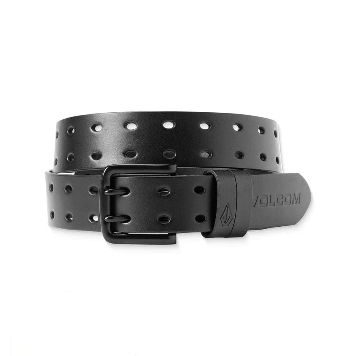 Volcom Two Spike Leather Belt - Black image 1