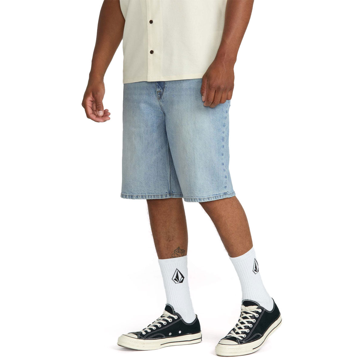 Volcom Billow Denim Shorts - Dry Vintage image 2
