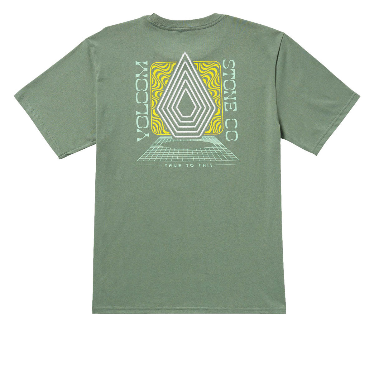 Volcom Plated T-Shirt - Light Olive image 2