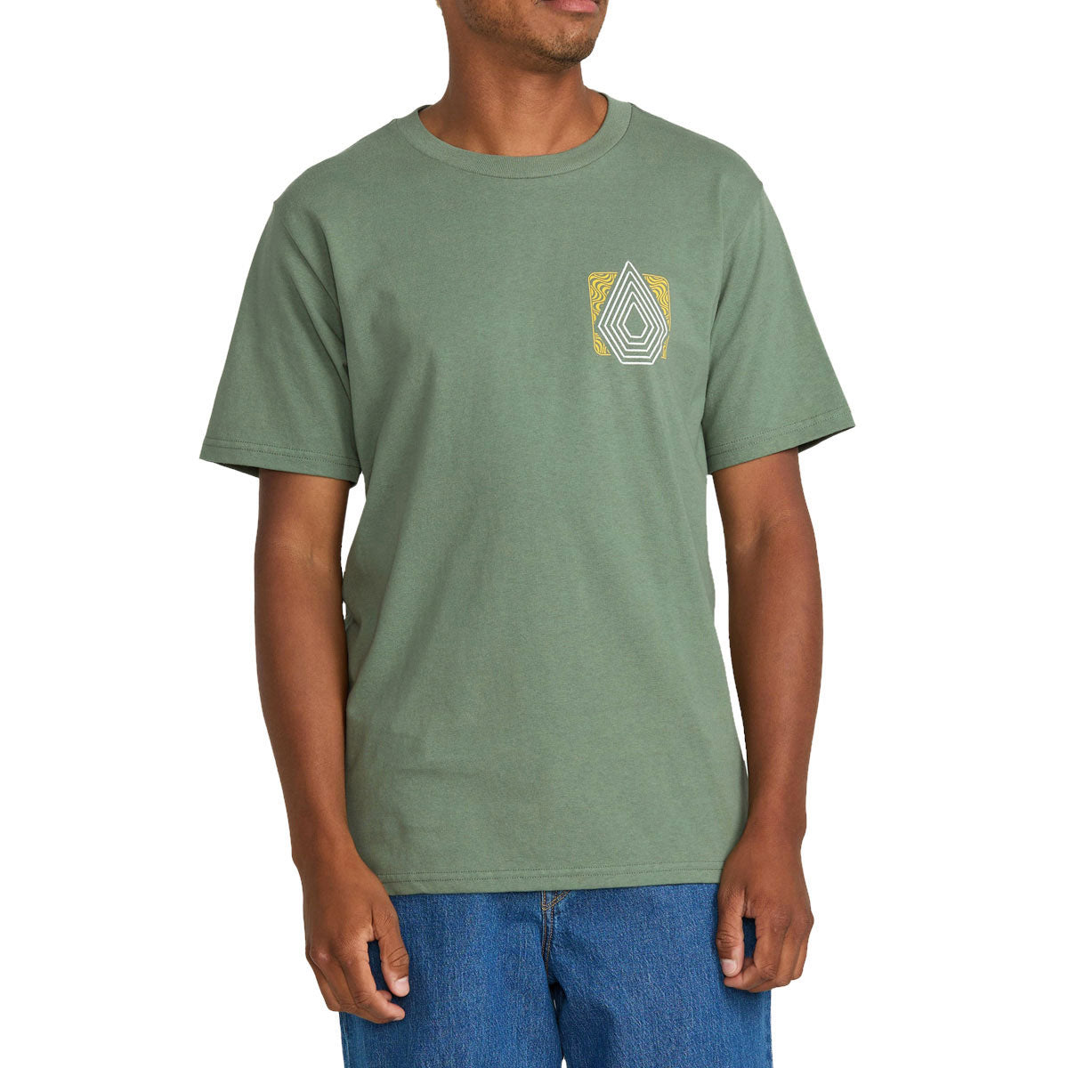 Volcom Plated T-Shirt - Light Olive image 3