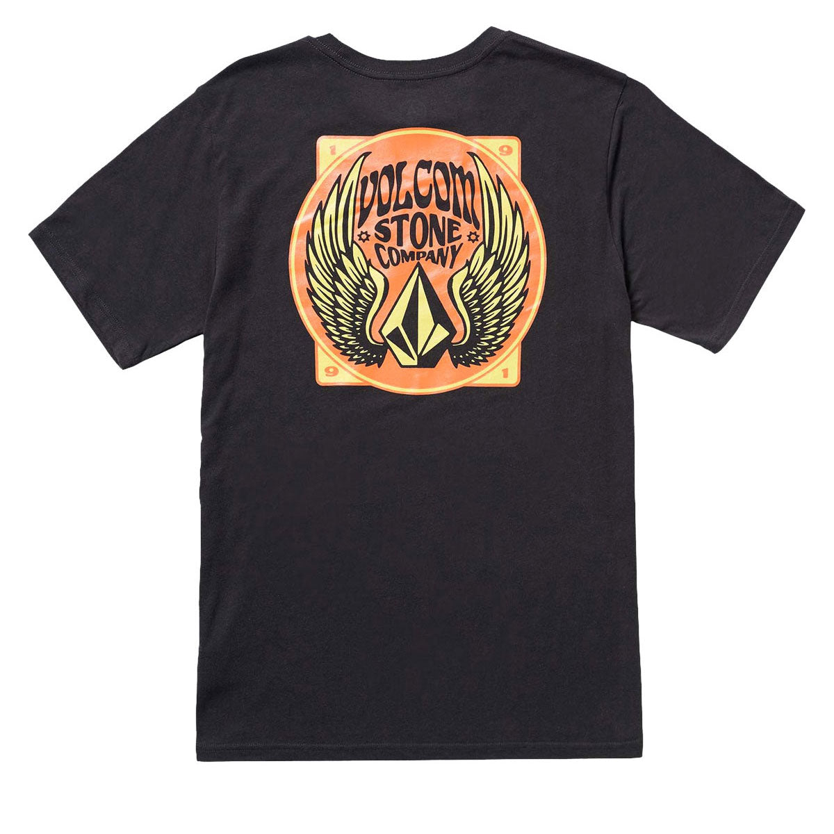 Volcom Dactyl T-Shirt - Washed Black Heather image 1