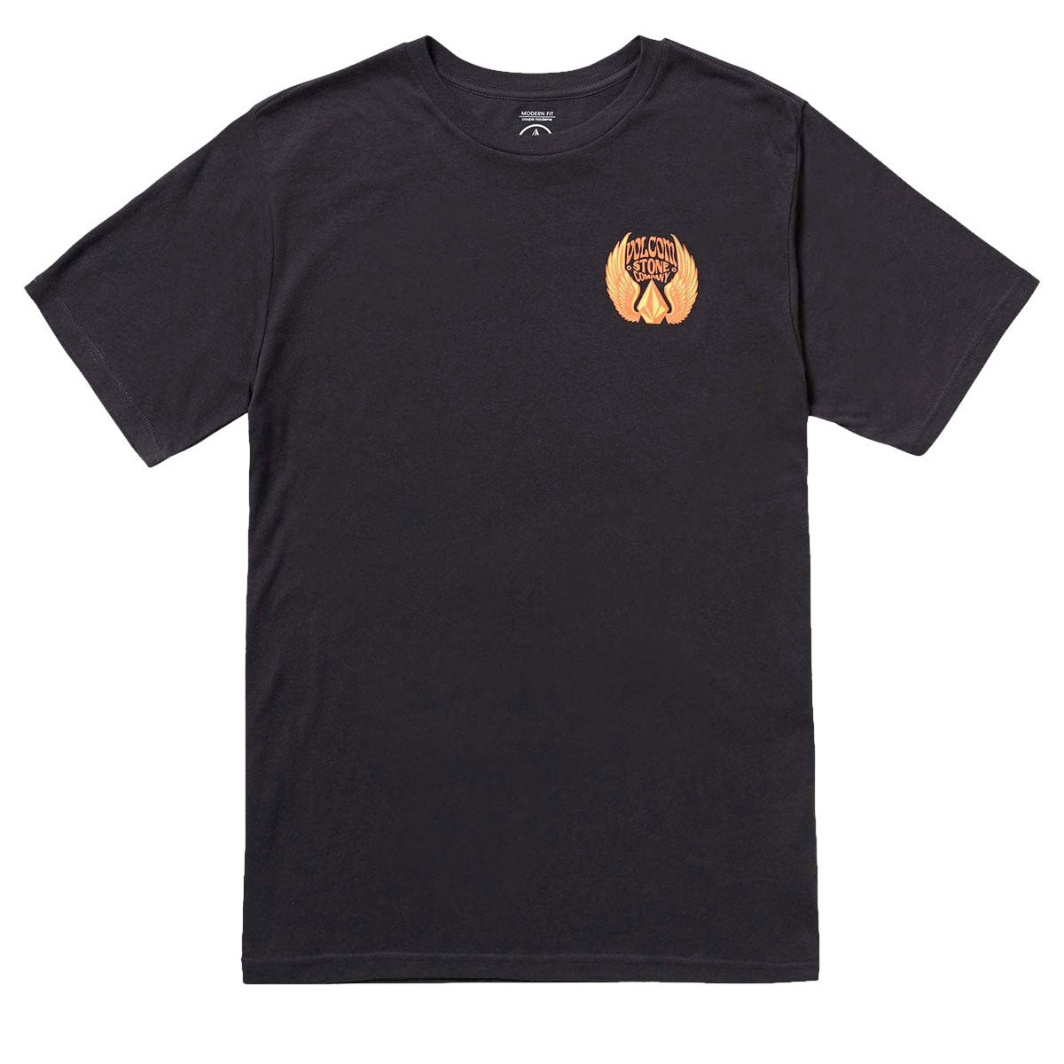 Volcom Dactyl T-Shirt - Washed Black Heather image 2